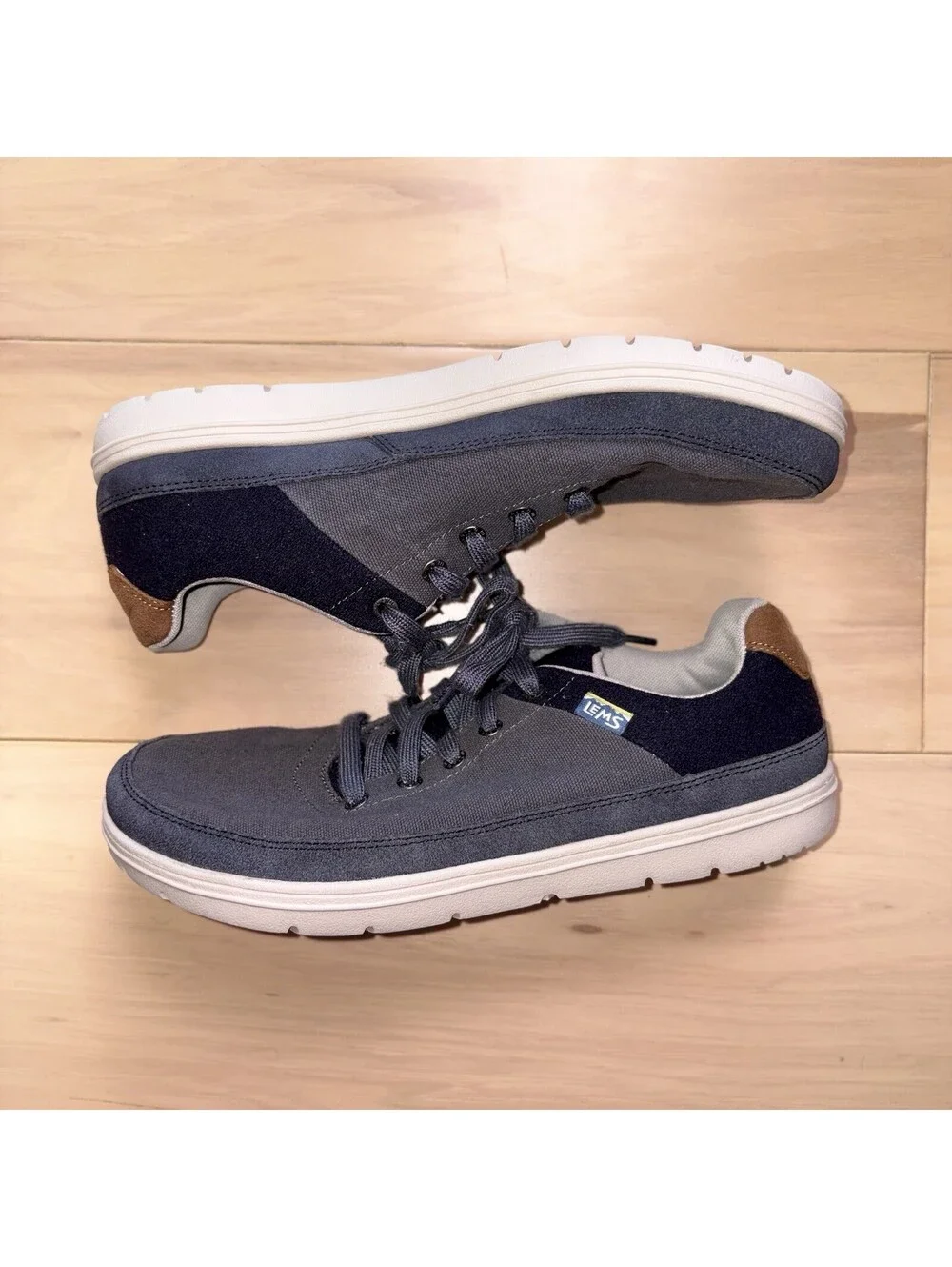 Lems Chillum Varsity Blue Mens 10.5 Womens 12 Minimalist Casual Sneakers